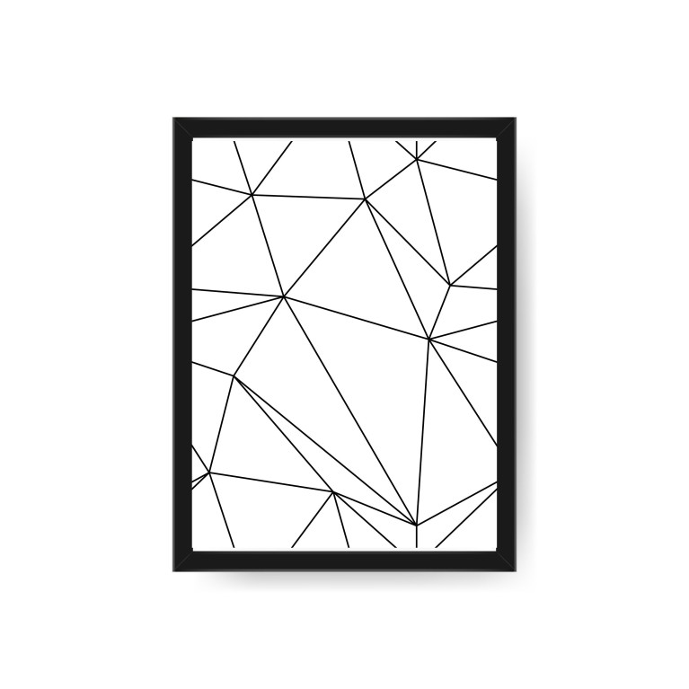 Geometric No.107 Poster