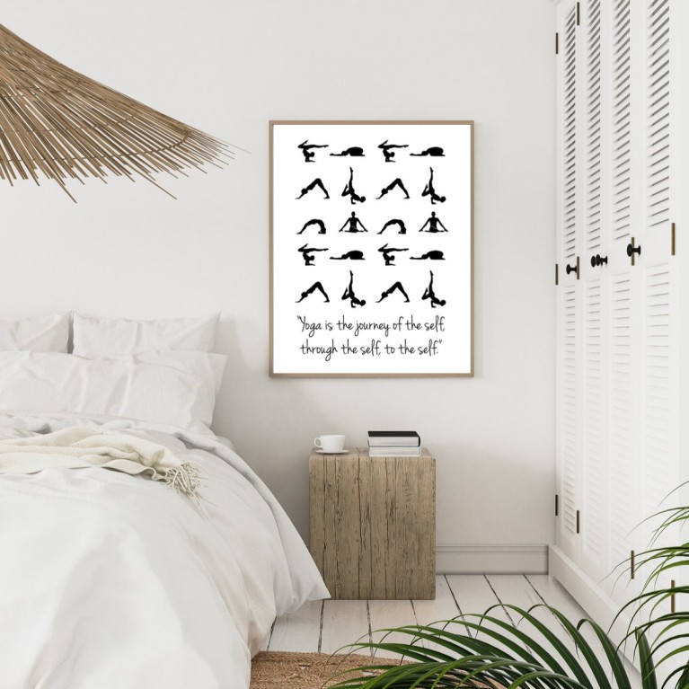 Yoga Poses Poster 