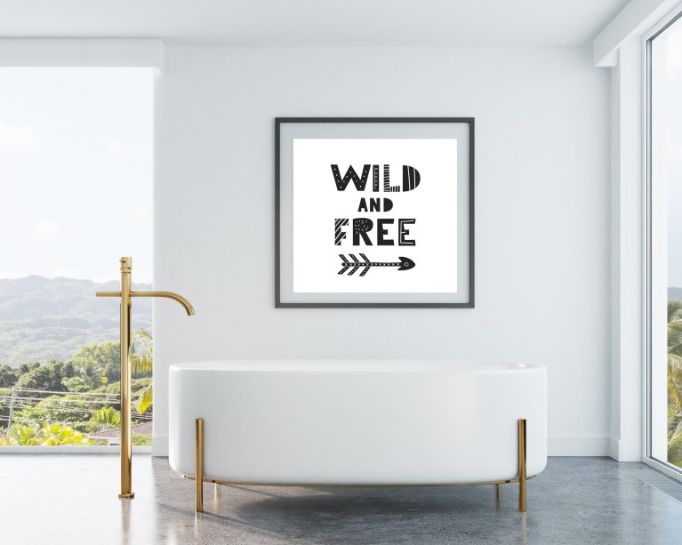 Wild And Free Poster