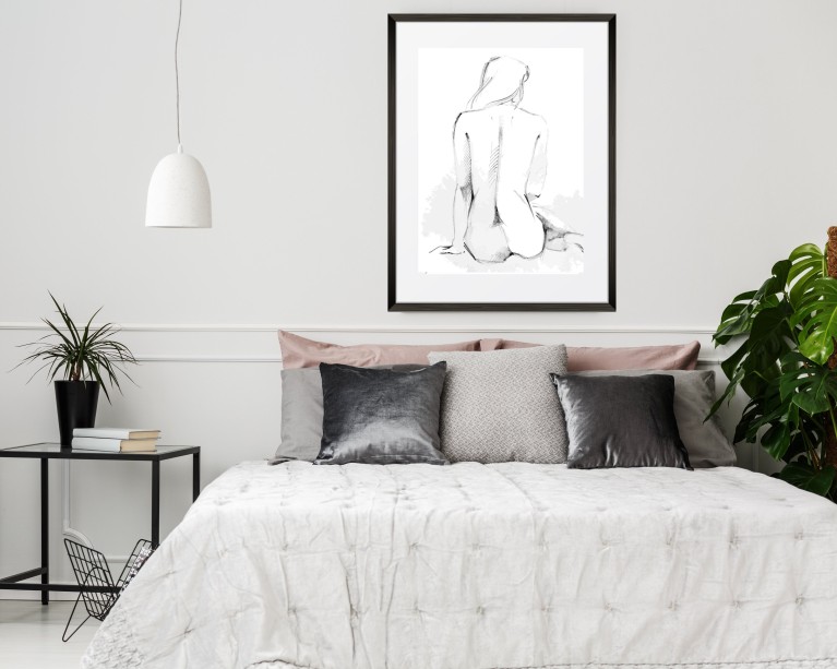 Nude Illustration Poster