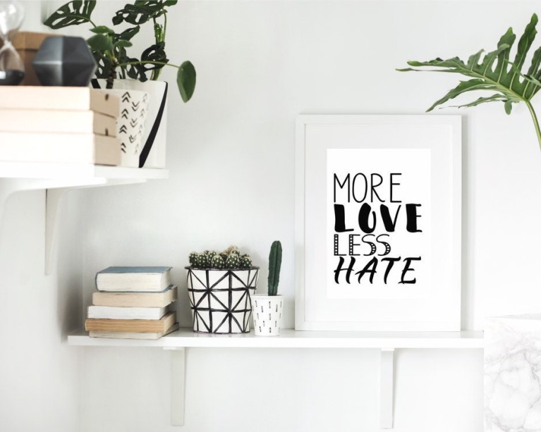 More Love Less Hate Poster