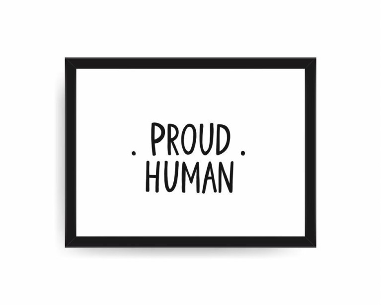 Proud Human Poster