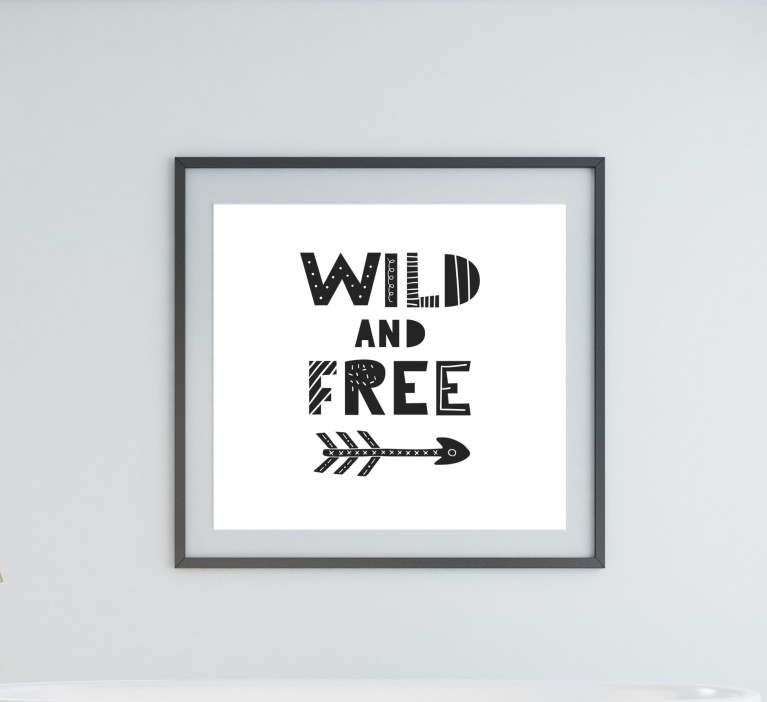 Wild And Free Poster