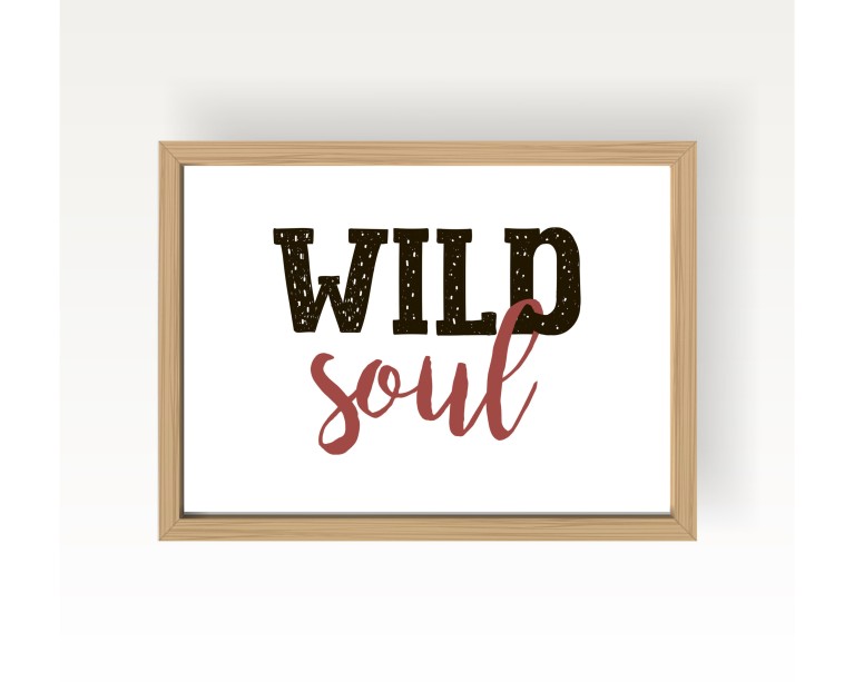 Boho 'Wild Soul' Poster