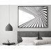 Optical Mono Stripe Poster 