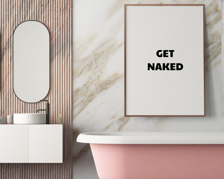 Get Naked Poster