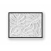 Variegated White Monstera Poster 