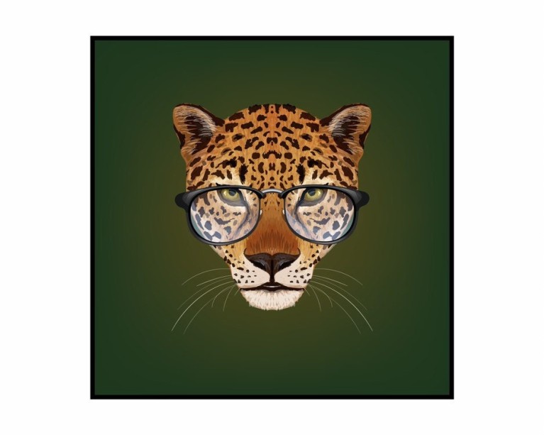 Kitsch Cheetah Poster 