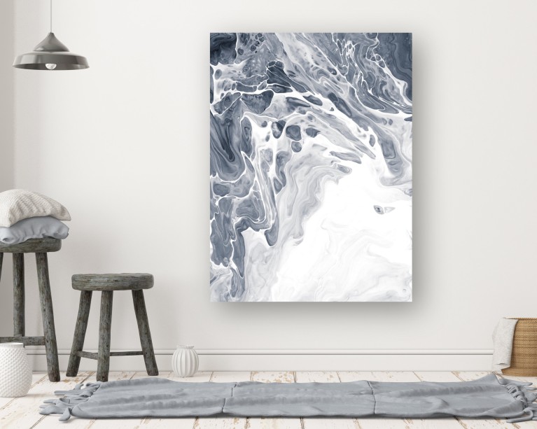 Ocean Marble Canvas