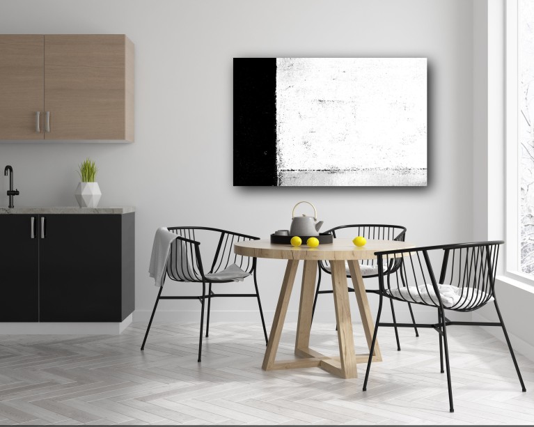 Mono Abstract Canvas Art