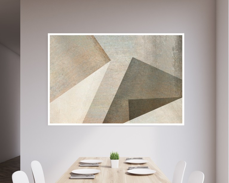 Abstract Beige No.638 Poster 