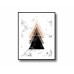 Pink Triangle Abstract Poster