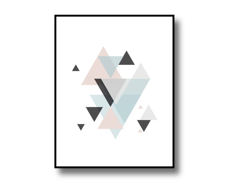 Abstract Shapes No.513 Poster 