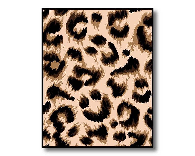 Oversized Leopard Poster