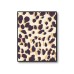 Neutral/Black True Leopard Poster