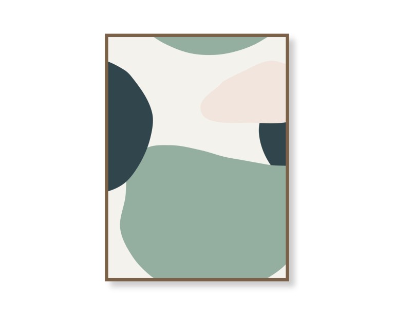 Abstract Shapes No.91 Poster 