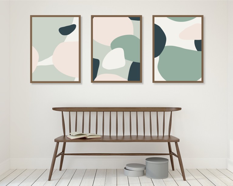 Abstract Shapes No.486 Poster 