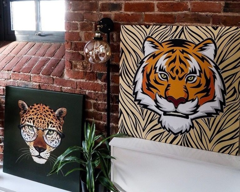 Tiger & Cheetah Canvas