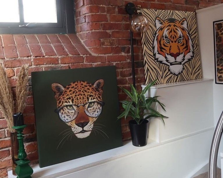 Tiger & Cheetah Canvas