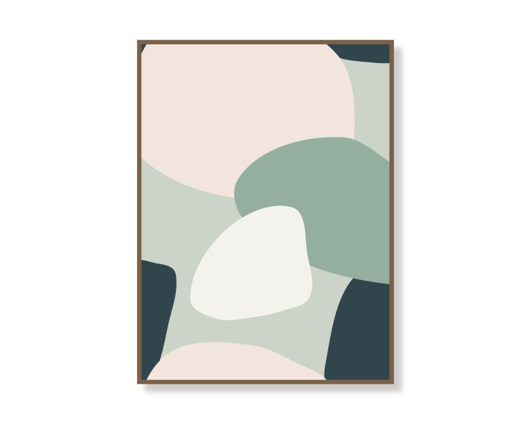 Abstract Shapes No.338 Poster 