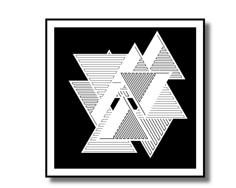 Abstract Triangle Poster 