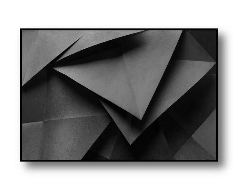 Origami Geometric Poster