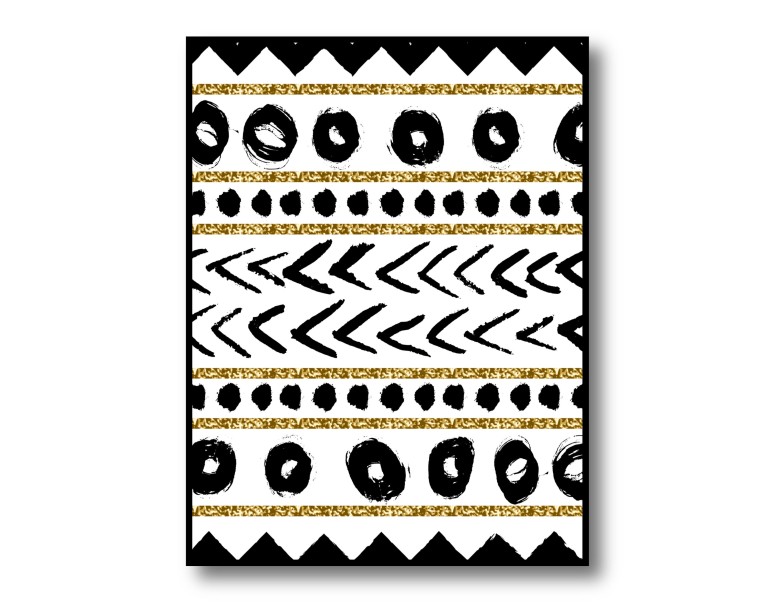 Tribal Boho Poster 