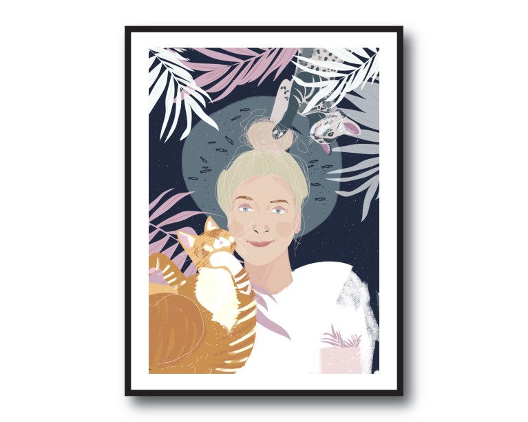 Cat lady Poster