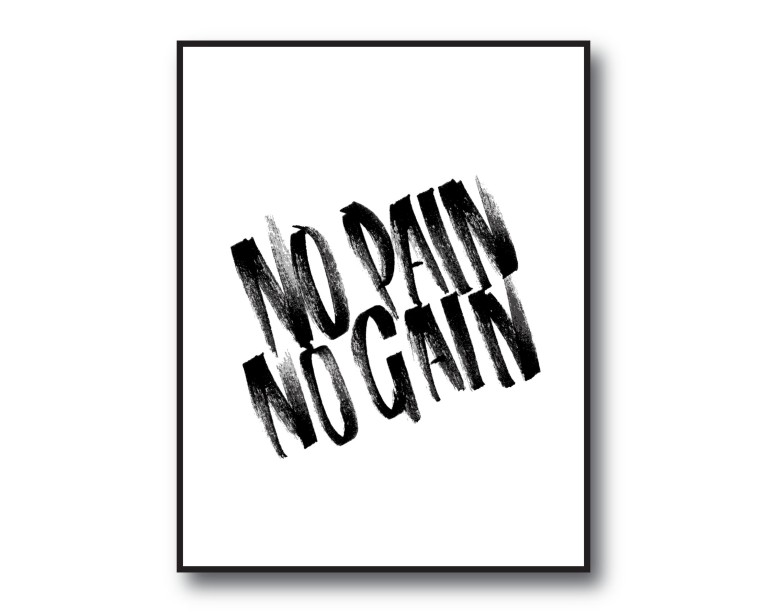 No Pain No Gain Poster 