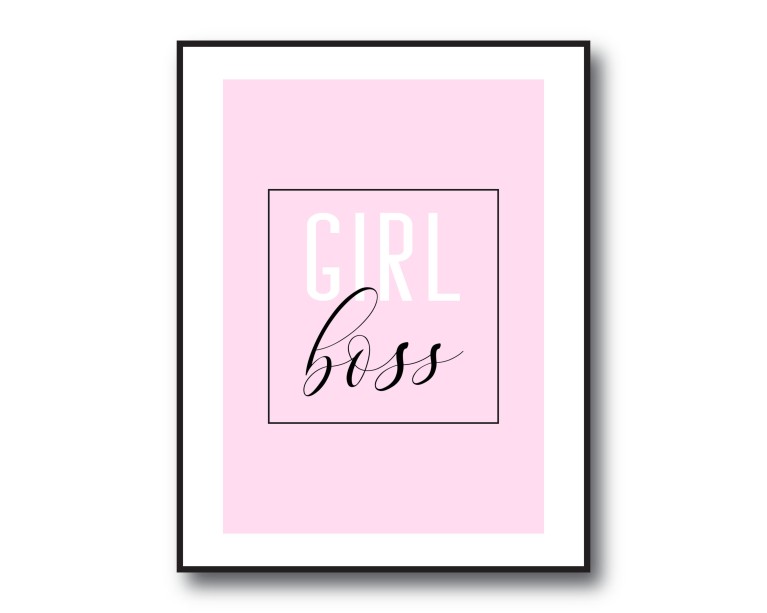 Girl Boss Poster 