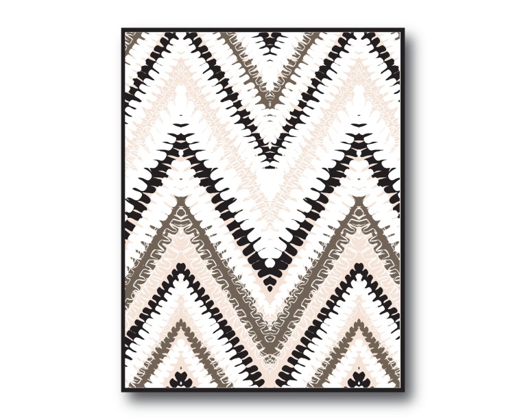 Boho Chevron Poster