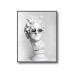 Funky Head Statue Poster 