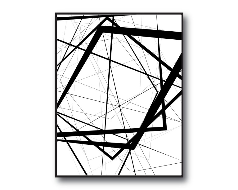 Geo Abstract No.639 Poster