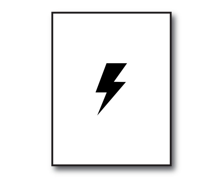 Lightning Bolts No.275 Poster 