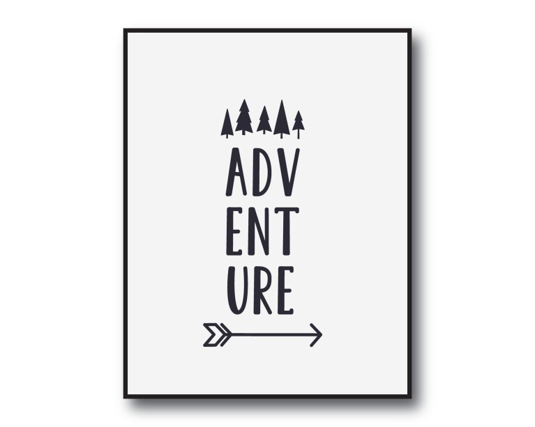 Adventure Quote Poster