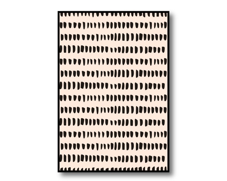 Tribal No.663 Boho Poster