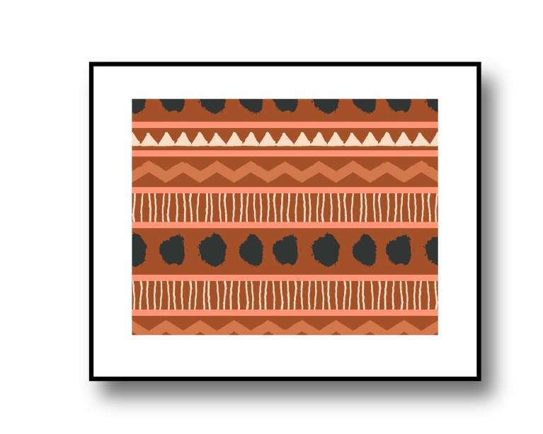 Tribal No.593 Boho Poster