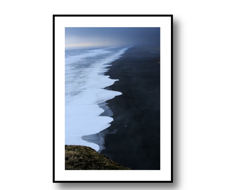 Icelandic Black Sand Beach Poster