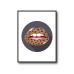 Leopard Lips Poster