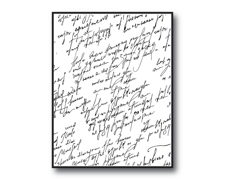 Calligraphy Note Poster 