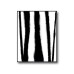 Mono Zebra Stripe Poster