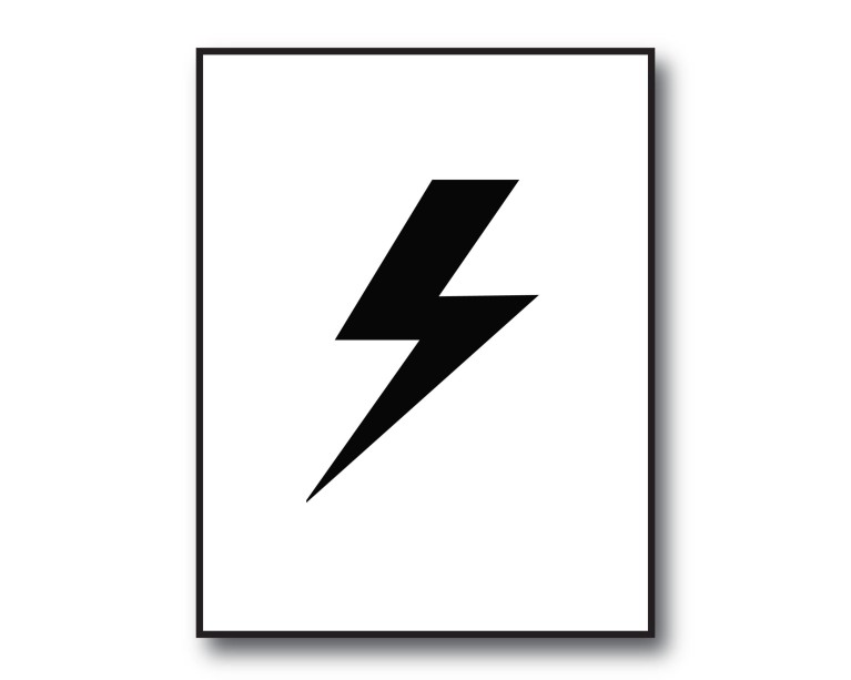 Lightning Bolts No.251 Poster 