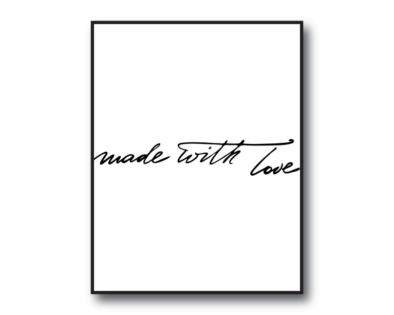 Made With Love No.848 Poster 