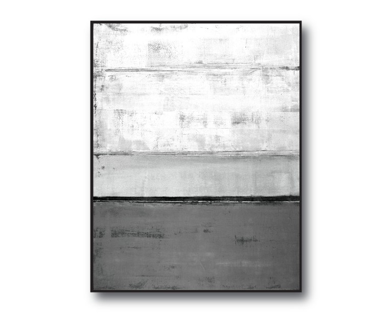 Tonal Stripe Abstract Poster