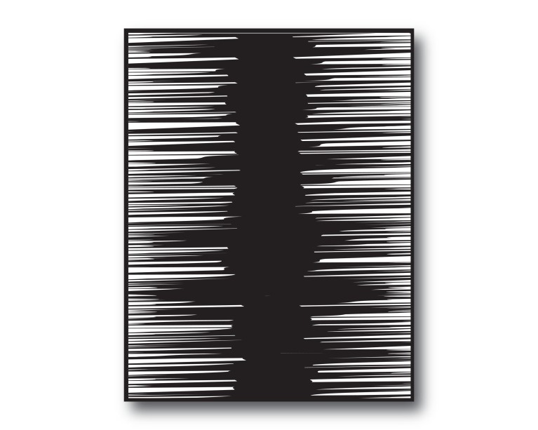 Abstract Sound Waves Poster