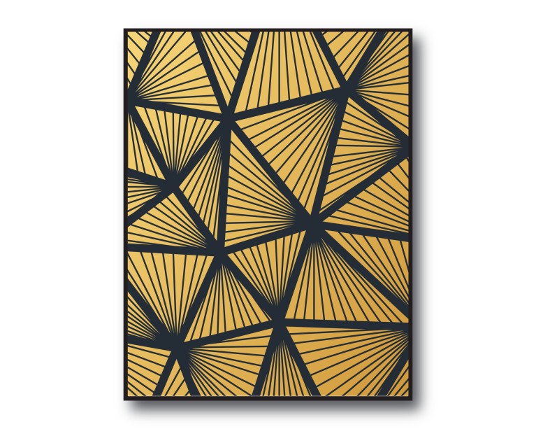 Art Deco Geo Poster