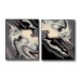 X2 Beige Marble Poster Set