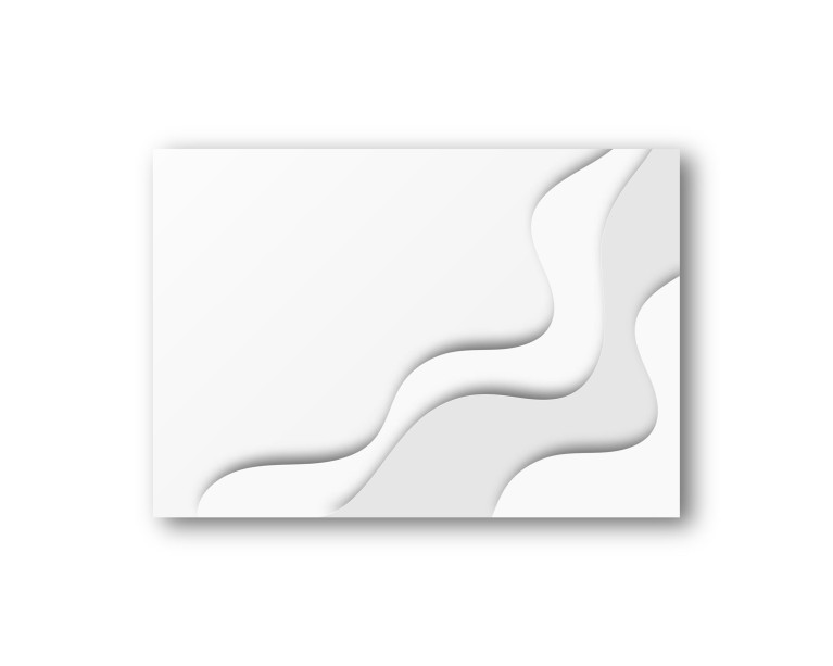 Abstract Tonal White Canvas Art