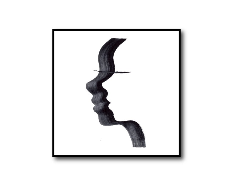 Illustration Silhouette Face