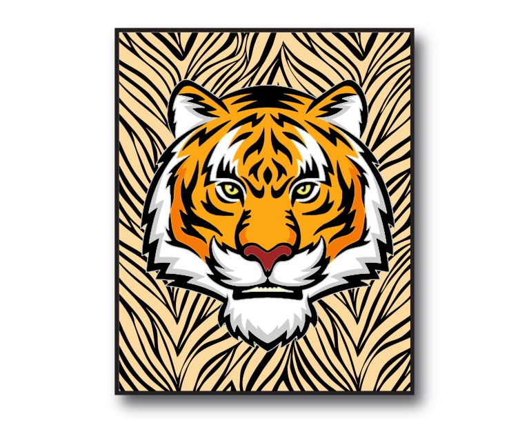 X2 Tiger/Leopard Canvas Set